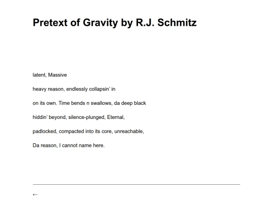 pretext-of-gravity-by-rj-schmitz screenshot