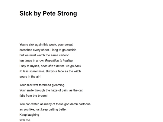 sick-by-pete-strong screenshot