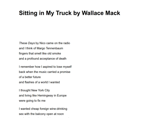 sitting-in-my-truck-by-wallace-mack screenshot