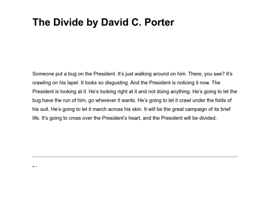 the-divide-by-david-c-porter screenshot