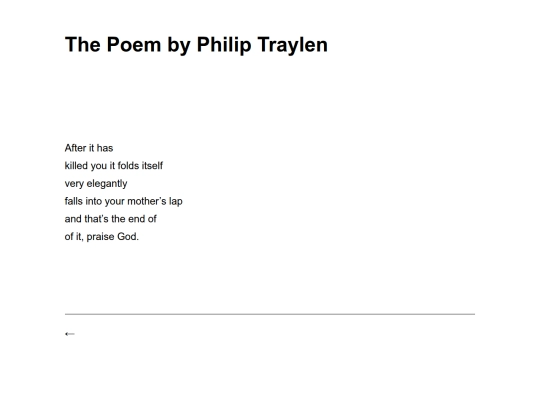 the-poem-by-philip-traylen screenshot