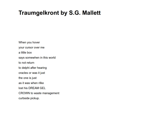 traumgelkront-by-sg-mallet screenshot