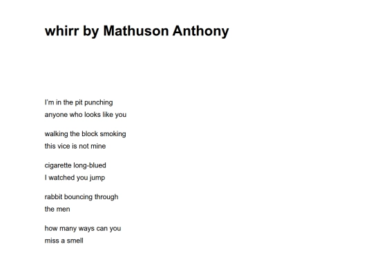 whirr-by-mathuson-anthony screenshot