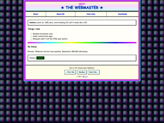 geocities/about screenshot
