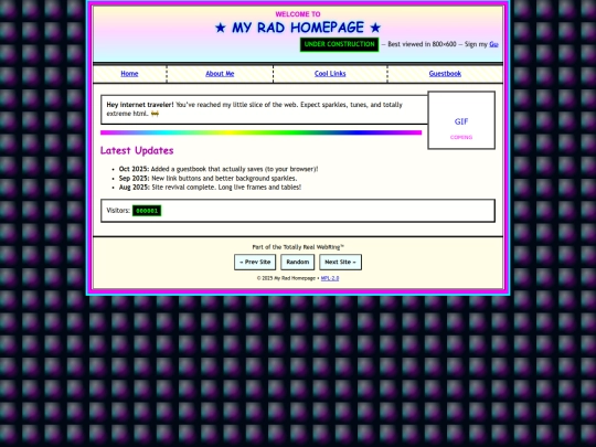 geocities screenshot