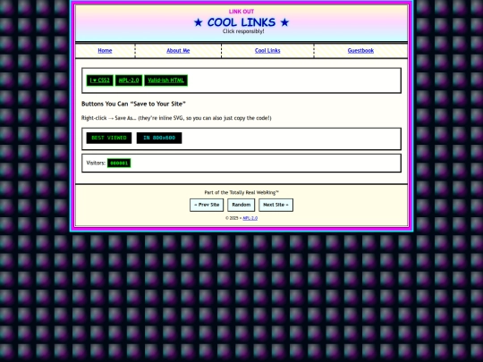 geocities/links screenshot