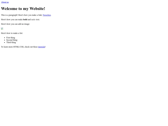 index screenshot