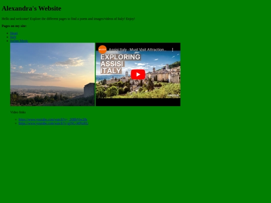 index screenshot