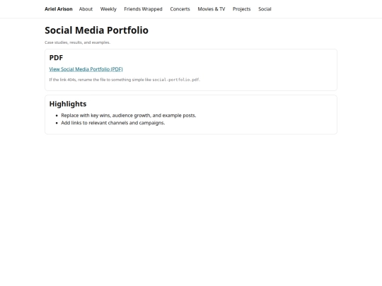 social screenshot