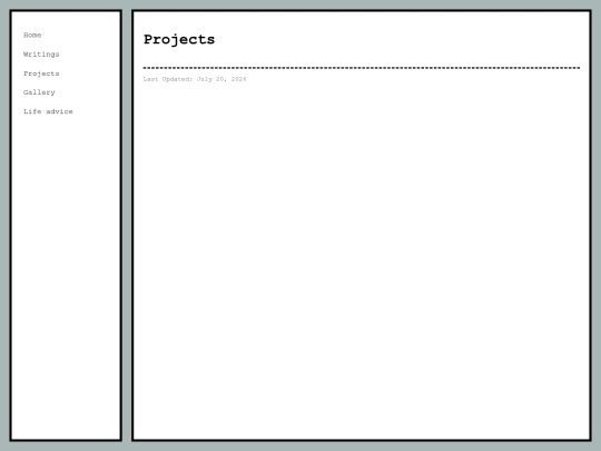 contents/projects screenshot