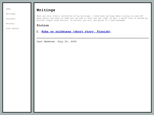 contents/writings screenshot