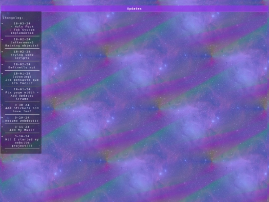 changelog screenshot