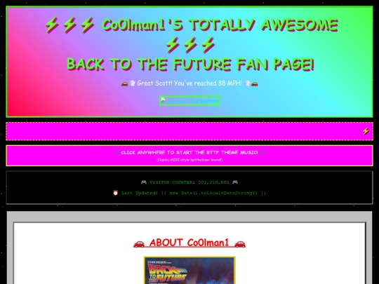 bttf_page screenshot