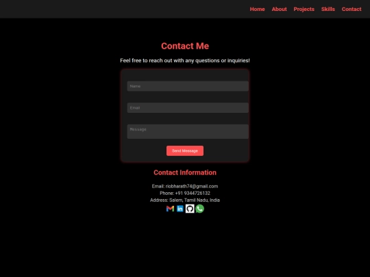 rio/contact screenshot