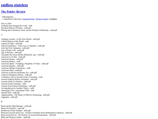 audiobookscollection-lectures screenshot