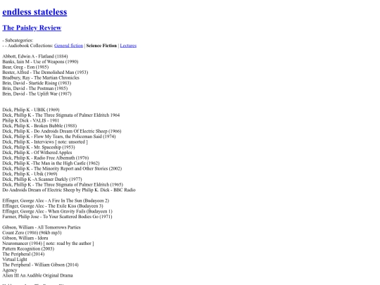 audiobookscollection-sciencefiction screenshot