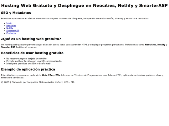 index screenshot