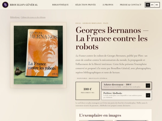 livres/georges-bernanos-la-france-contre-les-robots screenshot