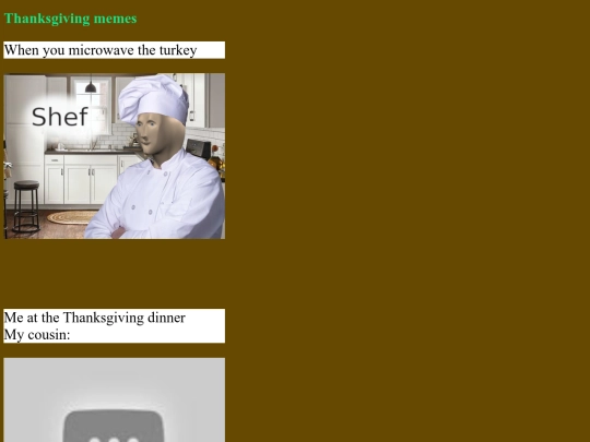 Thanksgiving/Tgmemes screenshot