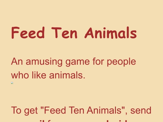animals screenshot