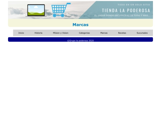 TiendaLaPoderosa/marcas screenshot