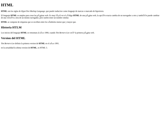ejerciciohtml/Ejercicio1 screenshot