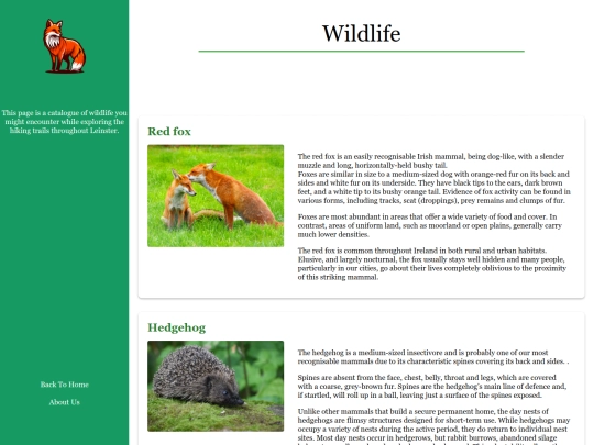 wildlife screenshot