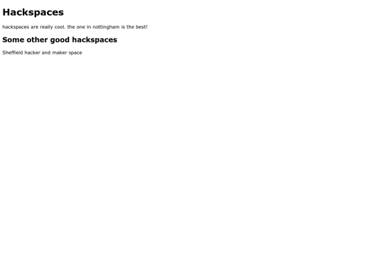 hackspace screenshot
