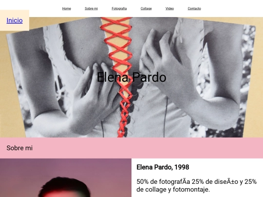 Pagina web screenshot