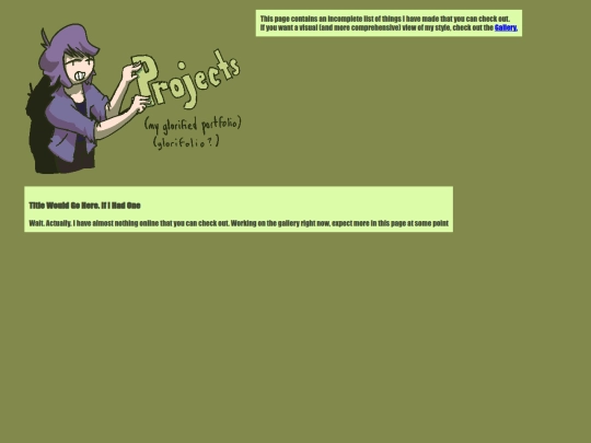 projects screenshot