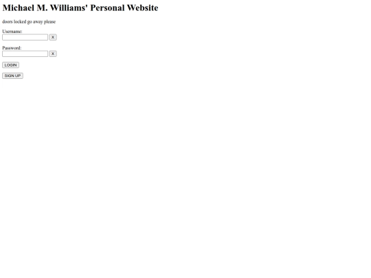 login screenshot