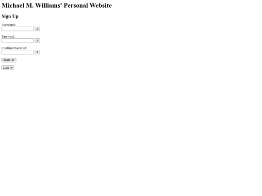 signup screenshot