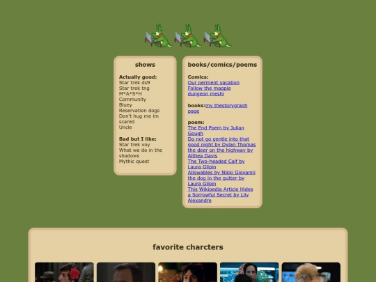 interests screenshot