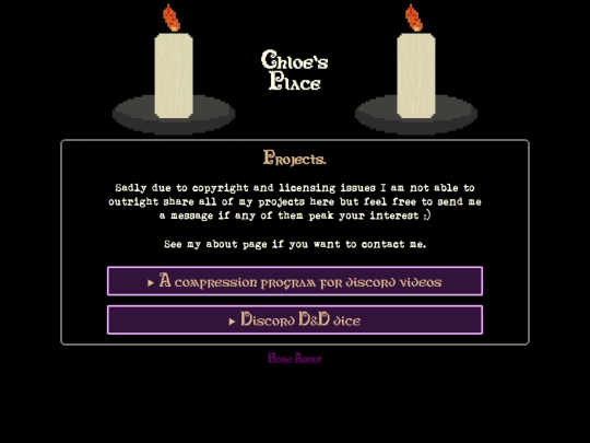 projects screenshot