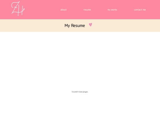 resume screenshot