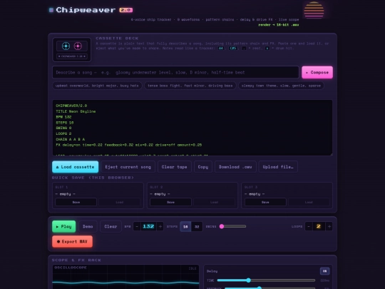 chipweaver screenshot