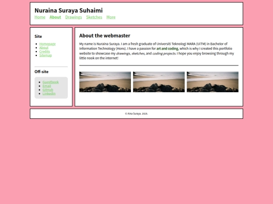 aboutme screenshot