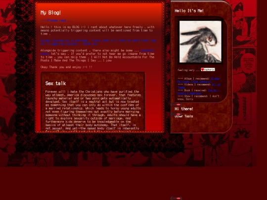 blog screenshot
