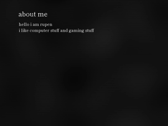 aboutme screenshot