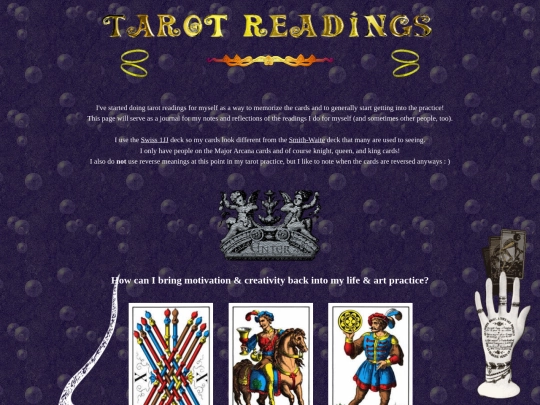 Tarot/tarot screenshot
