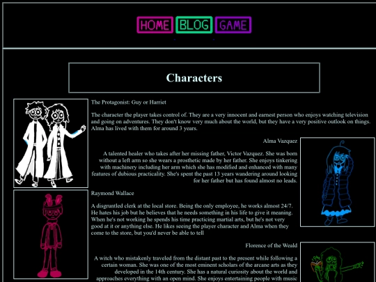 characters screenshot