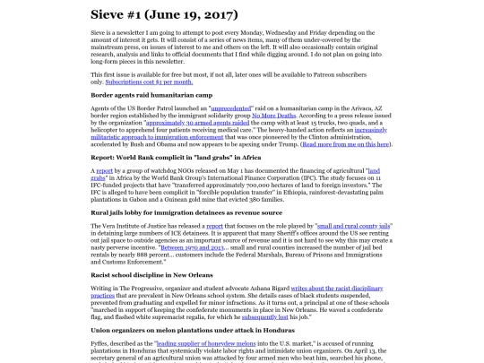sieve screenshot