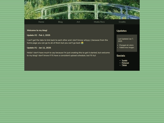blog screenshot