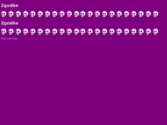 Strani/zgodbe screenshot