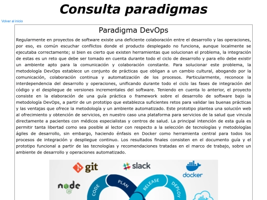 ejercicioConsultaParadigmas screenshot