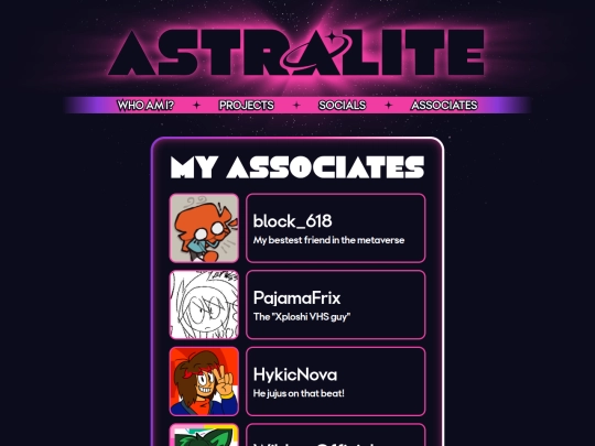 associates screenshot