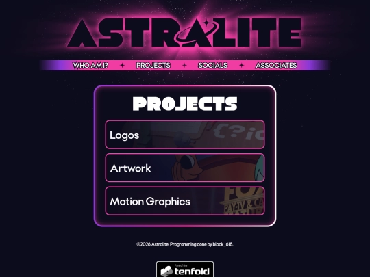 projects screenshot