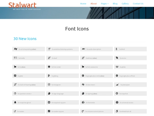 icons screenshot