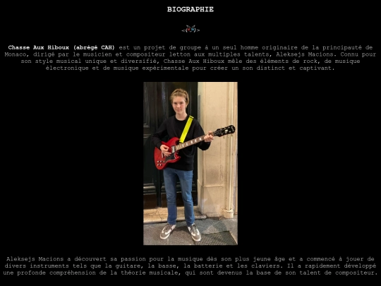 biography screenshot