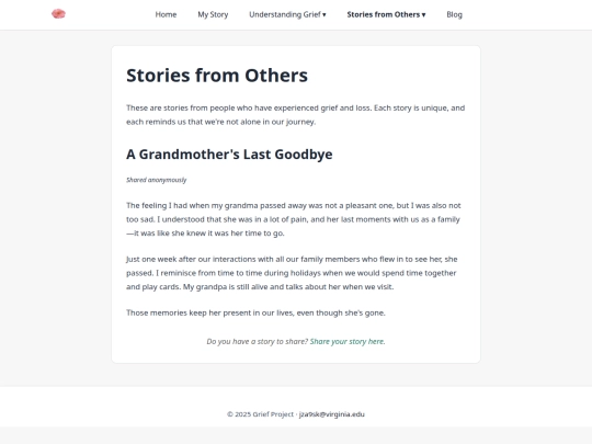 stories screenshot